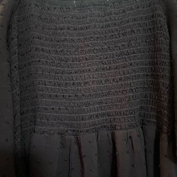 Black maternity dress with bow detail - Picture 7 of 7